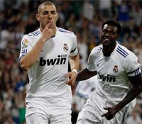 Karim Benzema et Emmanuel Adebayor