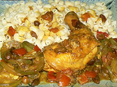 Poulet aux courgettes
